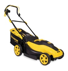 CHAMPION Газонокосилка эл. EM4217 { 1,8 кВт пласт+ткань травосб. 50л  шир.420мм выс.20-70мм, 12,5кг }