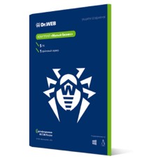 BBZ-*C-12M-5-A3  Dr.Web «Малый бизнес» сертифицированный ФСТЭК России, в картонной упаковке, на 12 мес., на 5 пк. + 1 файловый сервер + 5 мобильных устройств