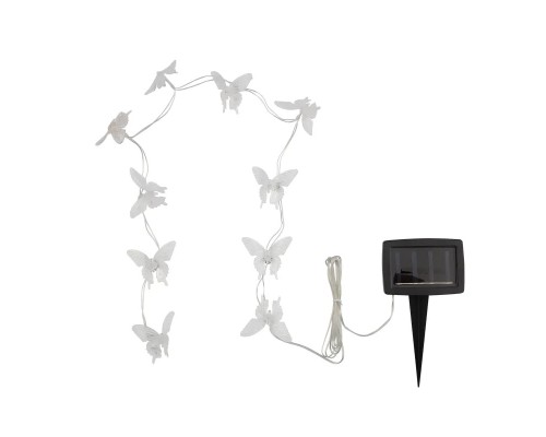 [фонари] Rexant 602-269  Каскад Lamper Полет бабочки LED 2,5 м с выносной солнечной панелью и аккумулятором, холодное белое свечение