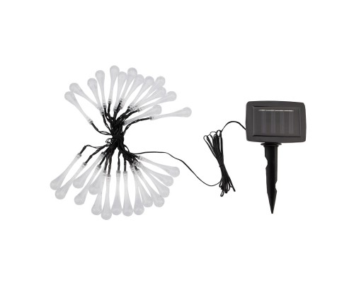 [фонари] Rexant 602-239 Каскад Lamper Сталактит LED 5 м с аккумулятором и выносной солнечной панелью 1 м, IP65, 2 режима работы (мигание и постоянное)