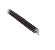 5bites Кабель US5500-305APE-M витая пара UTP/SOLID/5E/CCAG/PVC+PE/BLACK/OUTDOOR/MESSENGER/DRUM/305M