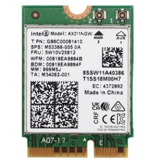 Intel AX211.NGWG.NV Wi-Fi 6E AX211 (Gig+), 2230, 2x2 AX R2 (6GHz)+BT, No vPro, 999M5J
