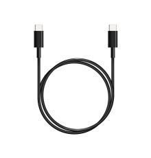 Bion Кабель для зарядки USB Type-C - USB Type-C (CM/CM), 3A, 60W, USB 2.0, 1 м, черный [BXP-CCP-USBC-CMCM-1M-B]