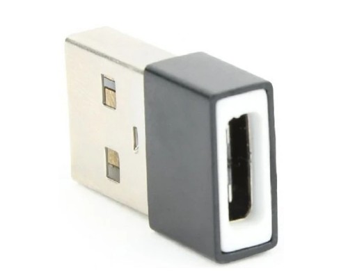 [переходник] Cablexpert Переходник USB-A(M)/Type-C(F), 2.0, пакет (A-USB2-AMCF-02)