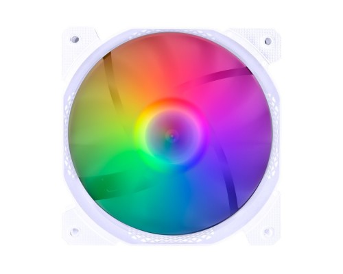 [Вентиляторы] 1STPLAYER F1-PLUS White / 140mm, LED 5-color, 1000rpm, 3pin / F1-PLUS-WH / bulk