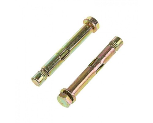 [Метизы. Саморезы, болты, гайки] Rexant KR-01-3818-041 Анкерный болт KRANZ с гайкой 16х147, пакет (1 шт./уп.)