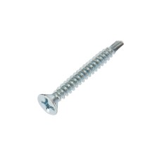 Rexant KR-01-3722-0012 Саморез оконный KRANZ сверло, 3.9х32, белый цинк, короб (500 шт./уп.)