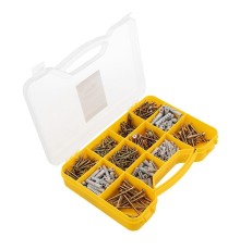 Rexant KR-01-3101-03 Набор саморезов и дюбелей 590 шт.