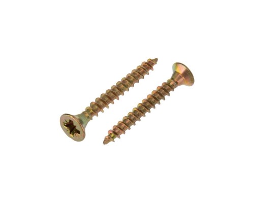 [Метизы. Саморезы, болты, гайки] Rexant KR-01-3311-012 Саморез универсальный KRANZ 3х25, желтый цинк, короб (200 шт./уп.)