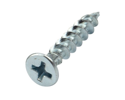 [Метизы. Саморезы, болты, гайки] Kranz (1502-4140-1) Саморез оконный острый, 4.1х40, белый цинк, упаковка поставщика ( 6 000 шт. )