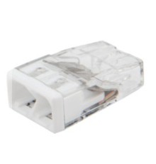 Rexant 07-3211 Экспресс-клемма   СМК 2273-202, 2-проводная 0.5-2.5 мм?, прозрачная (100 шт./уп.)  