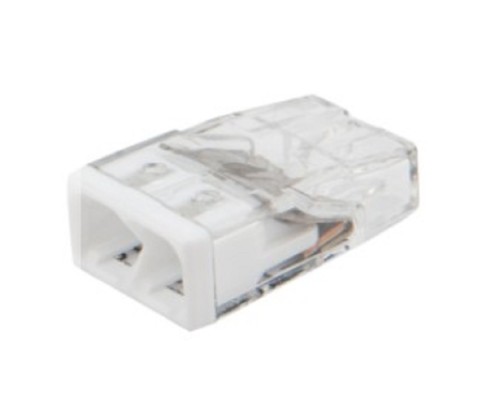 [ наконечники, разъемы, клеммы] Rexant 07-3211 Экспресс-клемма   СМК 2273-202, 2-проводная 0.5-2.5 мм?, прозрачная (100 шт./уп.)  