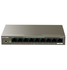 IP-COM G1109P-8-102W Коммутатор PoE неуправляемый 9-Ports 10/100/1000 Base-T / 8-Ports PoE (PoE бюджет 92W)