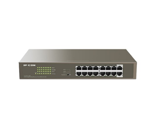 [Сетевое оборудование] IP-COM G1116P-16-150W Коммутатор PoE неуправляемый 16-Ports 10/100/1000 Base-T / 16-Ports PoE (PoE бюджет 135W)