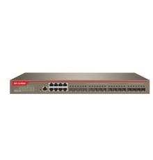 IP-COM G5324-16F Коммутатор управляемый в стойку, 8*1Gbit RJ45, 16*SFP 1Gbit,  console port