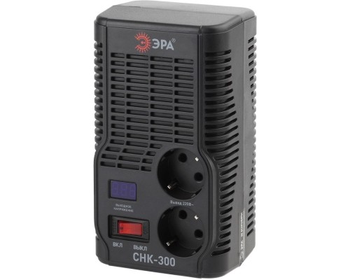 [ЭРА Стабилизаторы напряжения] ЭРА Б0031555 СНК-300 Стабилизатор напр. компакт, 160-260В/220В, 300ВА 