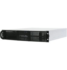 Procase RE204-D4H2-FA-55 Корпус 2U server case,4x5.25+2HDD,черный,без блока питания(2U,2U-redundant),глубина 550мм,ATX 12
