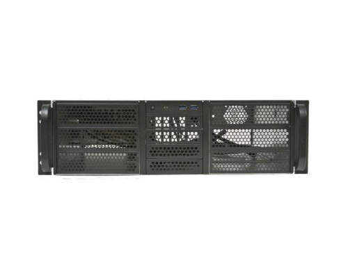 [Корпус] Procase RE306-D6H4-C8-48 Корпус 3U server case,6x5.25+4HDD,черный,без блока питания(2U,2U-redundant),глубина 480мм,MB CEB 12