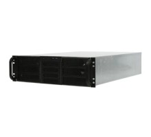 Procase Корпус 3U server case,6x5.25+4HDD,черный,без блока питания(2U,2U-redundant),глубина 650мм,MB EATX 12