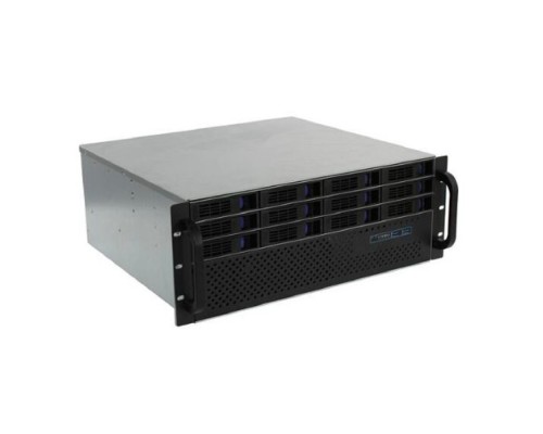 [Корпус] Procase ES412XS-SATA3-B-0 Корпус 4U Rack server case (12 SATA3/SAS 12Gb hotswap HDD), черный, без блока питания, глубина 400мм, MB 12