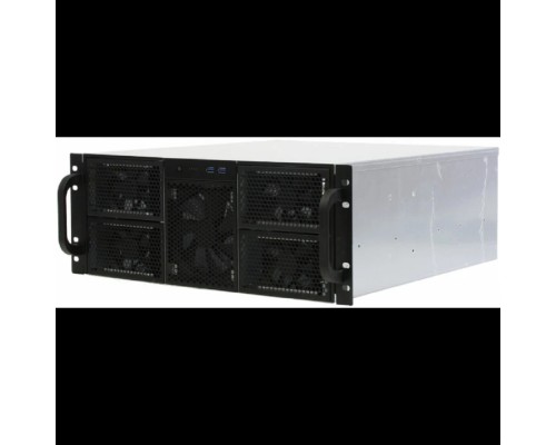 [Корпус] Procase RE411-D0H16-FC-55 Корпус 4U server case,0x5.25+16HDD,черный,без блока питания,глубина 550мм,MB CEB 12