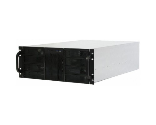 [Корпус] Procase RE411-D11H0-A-45 Корпус 4U server case,11x5.25+0HDD,черный,без блока питания,глубина 450мм,MB ATX 12