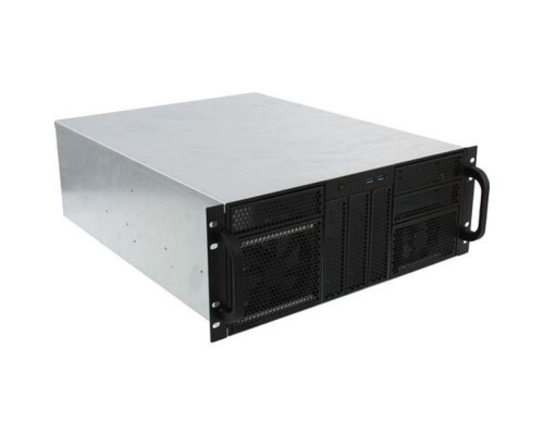 [Корпус] Procase RE411-D6H8-E-55 Корпус 4U server case,6x5.25+8HDD,черный,без блока питания,глубина 550мм,MB EATX 12