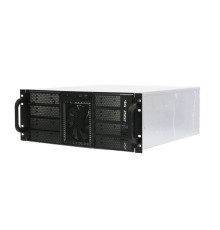 Procase RE411-D8H4-FC-55 Корпус 4U server case,8x5.25+5HDD,черный,без блока питания,глубина 550мм,MB CEB 12