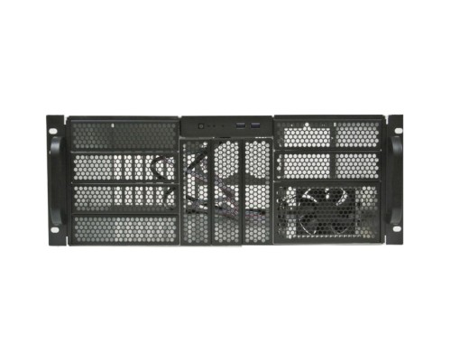 [Корпус] Procase RE411-D9H3-A-45 Корпус 4U server case,9x5.25+3HDD,черный,без блока питания,глубина 450мм,MB ATX 12