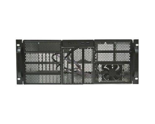 [Корпус] Procase RE411-D9H3-FE-65 Корпус 4U server case, 9x5.25+3HDD,черный,без блока питания,глубина 650мм,MB EATX 12
