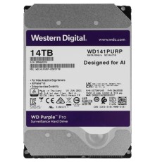 14TB WD Purple Pro (WD141PURP) {Serial ATA III, 7200- rpm, 512Mb, 3.5