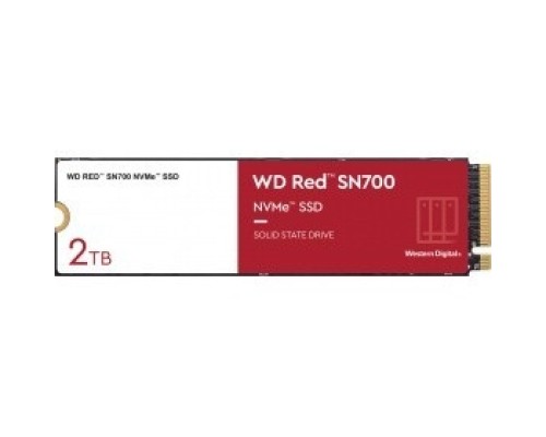 [накопитель] SSD WD Red SN700 NVMe WDS200T1R0C 2ТБ M2.2280 NVMe PCIe Gen3 8Gb/s