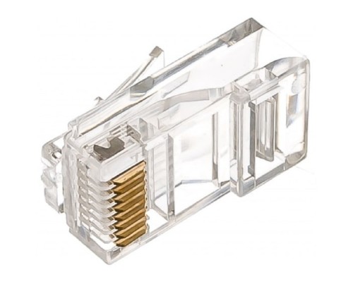 [Разъемы, Проходные адаптеры, Вставки] PROconnect (05-1021-3) Разъем RJ-45 (8P8C) под витую пару, UTP, CAT5e (100 шт.)