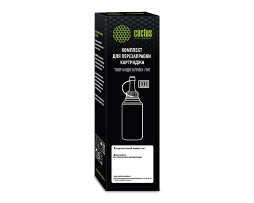 [расходные материалы] Тонер Cactus CS-RK-CE505A черный флакон 120гр. (в компл.:чип) для принтера HP LJ P2055/P2035/400/M401/M425