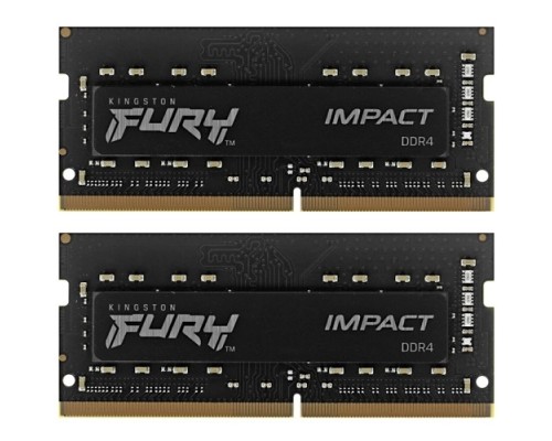 [Модуль памяти] Kingston 32GB 3200MHz DDR4 CL20 SODIMM (Kit of 2) FURY Impact KF432S20IBK2/32