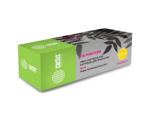[расходные материалы] Картридж лазерный Cactus 106R03486 CS-PH6510M пурпурный (2400стр.) для Xerox Phaser 6510DN/WC 6515DN