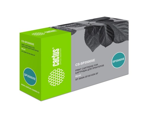 [расходные материалы] Картридж лазерный Cactus CS-SP3500XE 407646 черный (6400стр.) для Ricoh SP3500NSF/3510DN SF