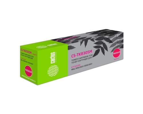 [расходные материалы] Картридж лазерный Cactus CS-TK8305M пурпурный (15000стр.) для Kyocera Mita 3050/3051/3550/3551