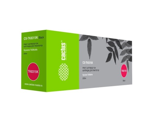 [расходные материалы] Картридж лазерный Cactus CS-TK8315K черный (12000стр.) для Kyocera FS-Taskalfa-2550CI