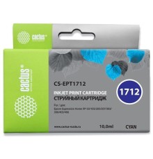 Картридж струйный Cactus CS-EPT1712 голубой (10мл) для Epson XP-33/103/203/207/303/306/403/406