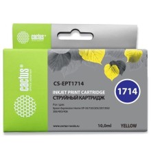 Картридж струйный Cactus CS-EPT1714 желтый (10мл) для Epson XP-33/103/203/207/303/306/403/406