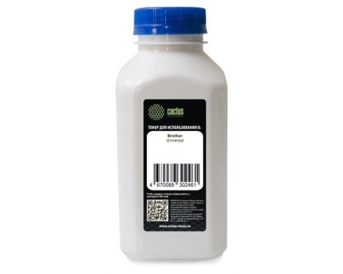 [расходные материалы] Тонер Cactus CS-TBRCHUC-60 голубой флакон 60гр. для принтера Brother Color Universal