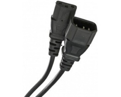 [кабели] Telecom  TE001-CU0.75-3M Кабель UPS - устройство 220V (IEC-320-C13/C14) <VDE>3G0,75mm2 ,3,0m, медь,Telecom <TE001-CU0.75-3M> 