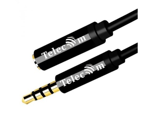 [кабели] Telecom <TAV7179M-1M> Кабель удлинит 3.5 Jack (M) - 3.5 Jack (F), 1м  PRO [7958820049637]