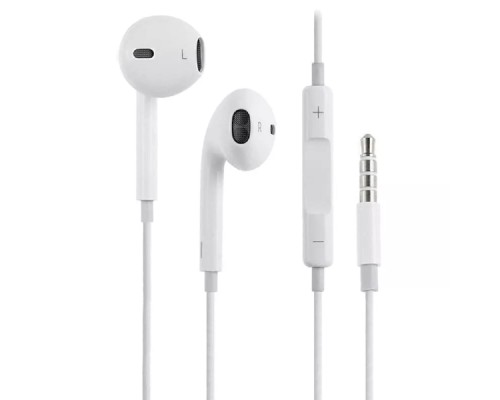 [Наушники HOCO] HOCO M1/ Наушники + микрофон/ Кнопка управления/ Регулятор громкости/ 1.2м/ 3.5 mm jack/ White