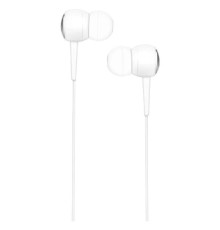 HOCO M19/ Наушники + микрофон/ Кнопка ответа/ 1.2м/ 3.5 mm jack/ White