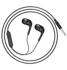 HOCO M40/ Наушники + микрофон/ Многофункциональная кнопка/ 1.2м/ 3.5 mm jack/ Black