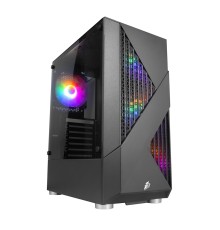 1STPLAYER Корпус FIREROSE F3-A Black / ATX, TG / 4x120mm LED fans inc. / F3-A-BK-4F1