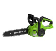 GreenWorks G24CS25K2 Цепная пила аккумуляторная, 24V, 25см, c АКБ 2Ач и ЗУ [2007707UA]