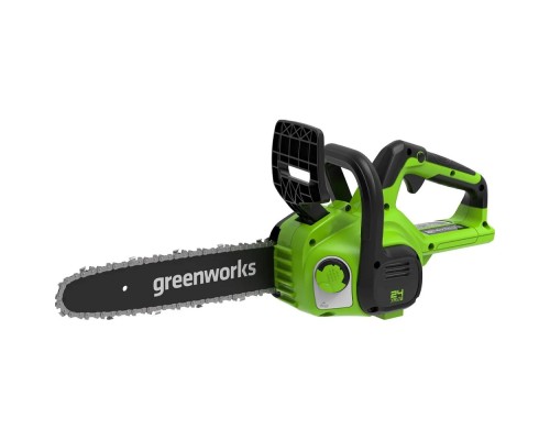 [Пилы] GreenWorks G24CS25K2 Цепная пила аккумуляторная, 24V, 25см, c АКБ 2Ач и ЗУ [2007707UA]